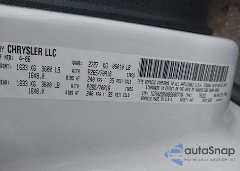 2008 Dodge Dakota Quad Laramie z USA, uszkodzony, nr VIN 1D7HW58NX8S602778